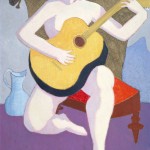 Milton Avery - Nude with Guitar