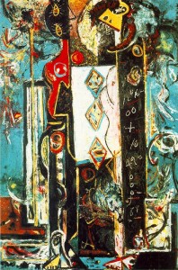 Jackson Pollock Male and Female