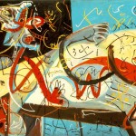 Jackson Pollock Stenographic Figure