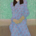 Milton Avery - The Artist's Daughter in a Blue Gown
