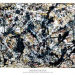 Silver On Black - Jackson Pollock